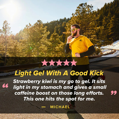 Honey Stinger Strawberry Kiwi Caffeinated Energy Gel