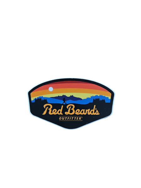 RBO Mountain Hiker Sunrise Sticker