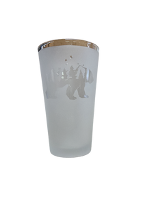 Frosted Bear Pint Glass
