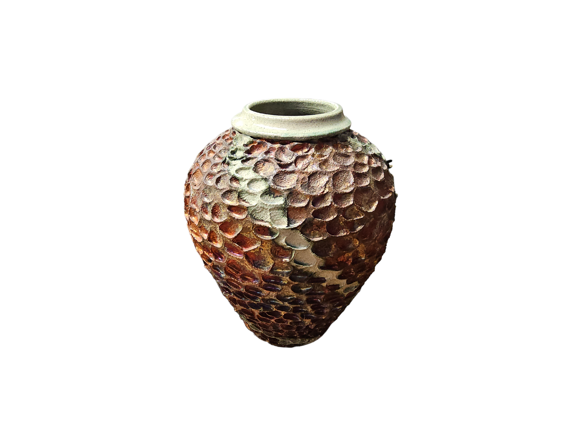 Bruce Odell Iridesent 11 Inch Vase
