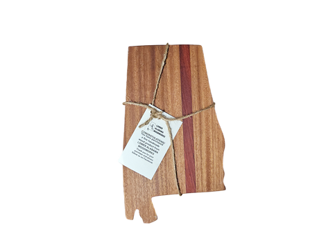 Lower Alabama Woodworks Alabama State Cutting Board