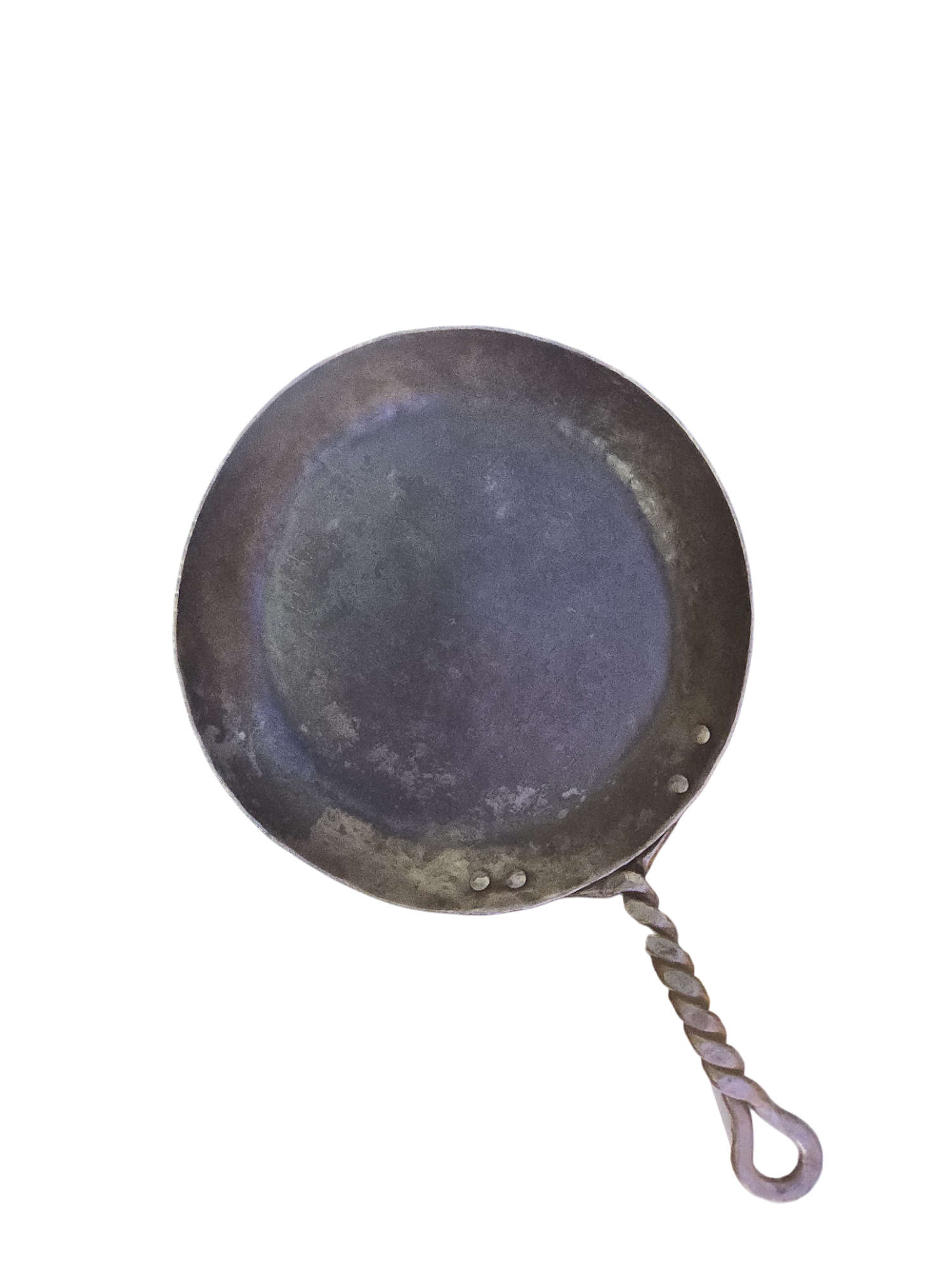 Blacksmith Twist Handle Skillet