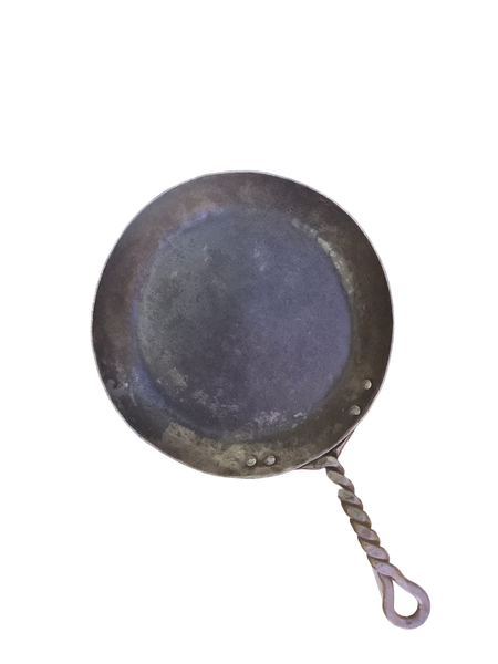 Blacksmith Twist Handle Skillet