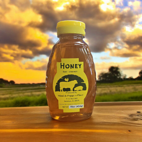 Mimi & Poppy's Honey Raw-strained