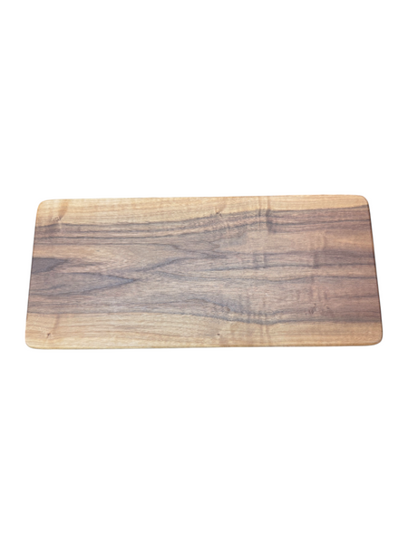 Mobile Bay Area Woodworking Walnut Charcuterie Board with Wood Feet