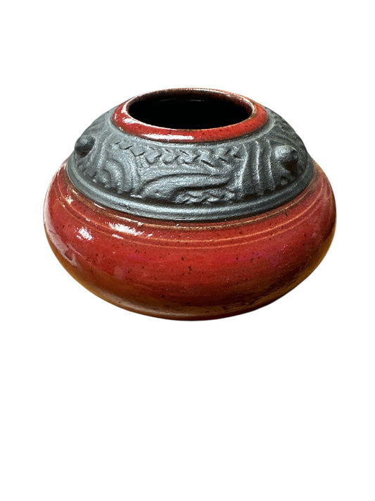 Small Red Vase