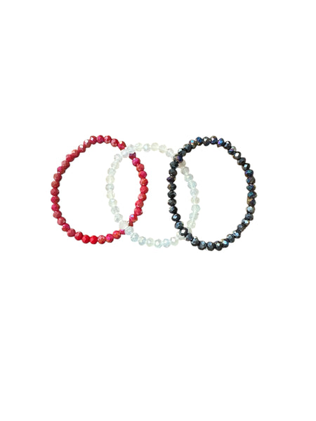 Glass Beaded Bracelet Bundle