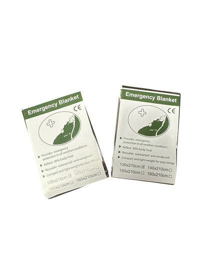 Emergency Mylar Blanket – Adventure Duo (2-Pack)