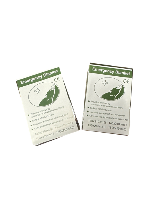 Emergency Mylar Blanket – Adventure Duo (2-Pack)