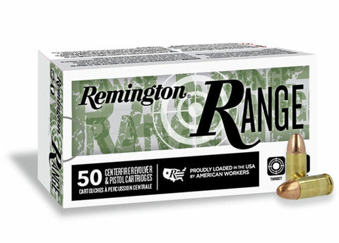Remington Range 9mm Luger 115 Grain FMJ
