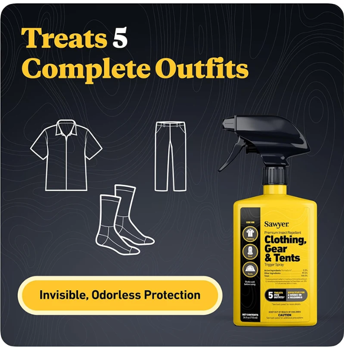 Sawyer Permethrin Insect Repellent Trigger Spray 24 oz