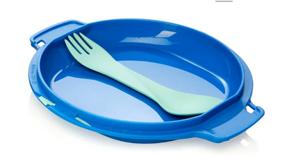 GoKit Camping Mess Kit with Bowl, Plate & Utensil