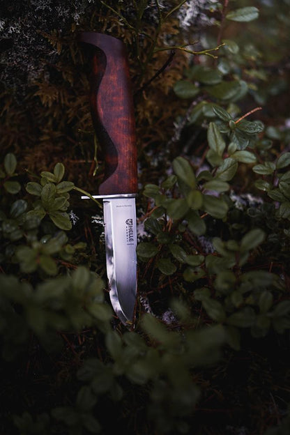 Helle Speider Fixed Blade Knife – Scandinavian Outdoor Knife with Finger Guard