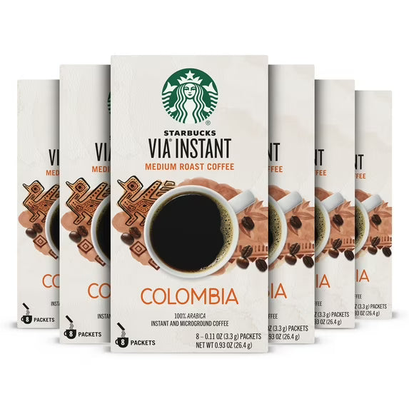 Starbucks VIA® Colombia Medium Roast Instant Coffee Packets