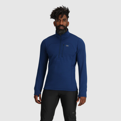 Men’s Vigor Grid Fleece Half Zip – Breathable ActiveTemp™ Midlayer