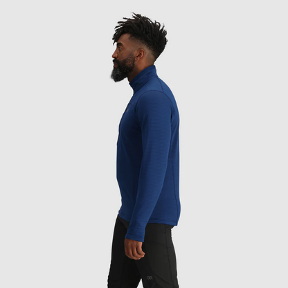Men’s Vigor Grid Fleece Half Zip – Breathable ActiveTemp™ Midlayer