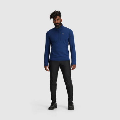 Men’s Vigor Grid Fleece Half Zip – Breathable ActiveTemp™ Midlayer