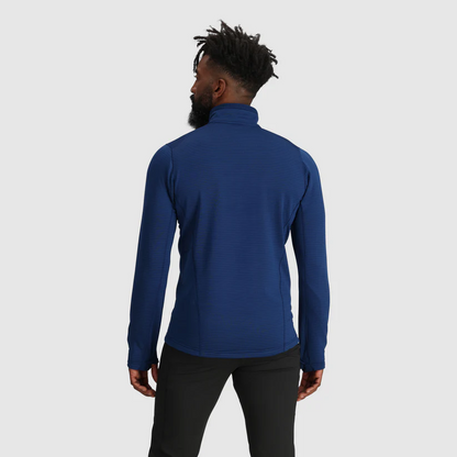Men’s Vigor Grid Fleece Half Zip – Breathable ActiveTemp™ Midlayer