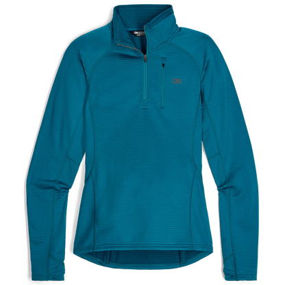 Women’s Vigor Grid Fleece Quarter Zip – Breathable Active Layer with ActiveTemp™