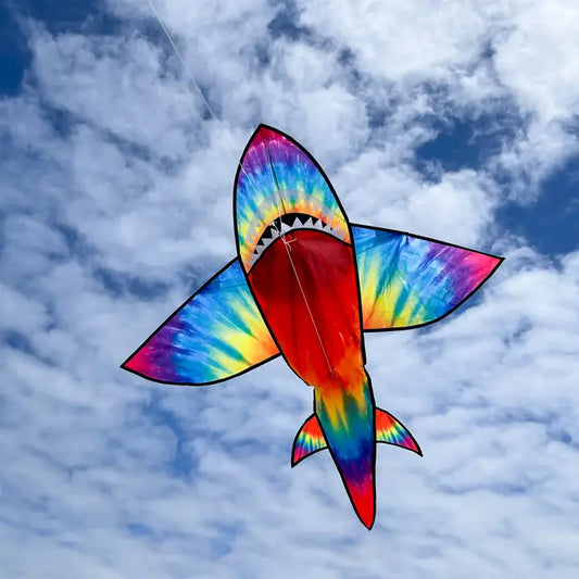 In the Breeze 5' 3D Tie Die Shark Kite
