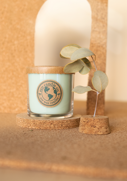 Eco Candle Company - 6oz eco candle EUCALYPTUS MINT