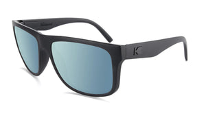 Knockaround Torrey Pines Sunglasses - Matte Black/Sky Blue