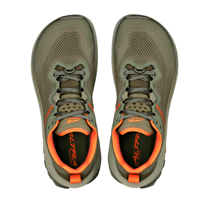 Men's Altra Olympus 7 Dark Olive/Black trail shoe, alternate view