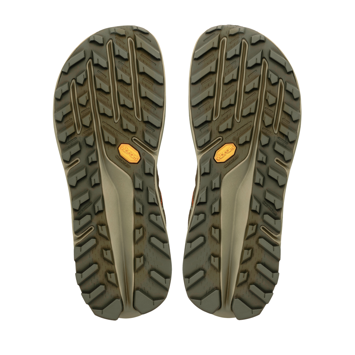 Men's Altra Olympus 7 Dark Olive/Black trail shoe, alternate view