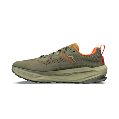 Men's Altra Olympus 7 Dark Olive/Black trail shoe, alternate view
