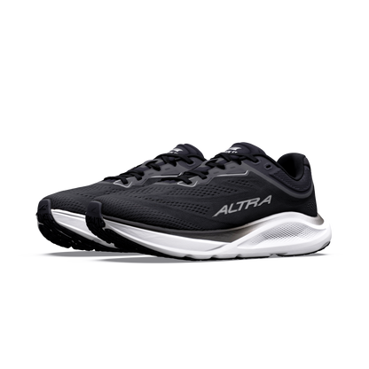 Altra Women's Torin ST in Black/White/White, Wide — three-quarter view