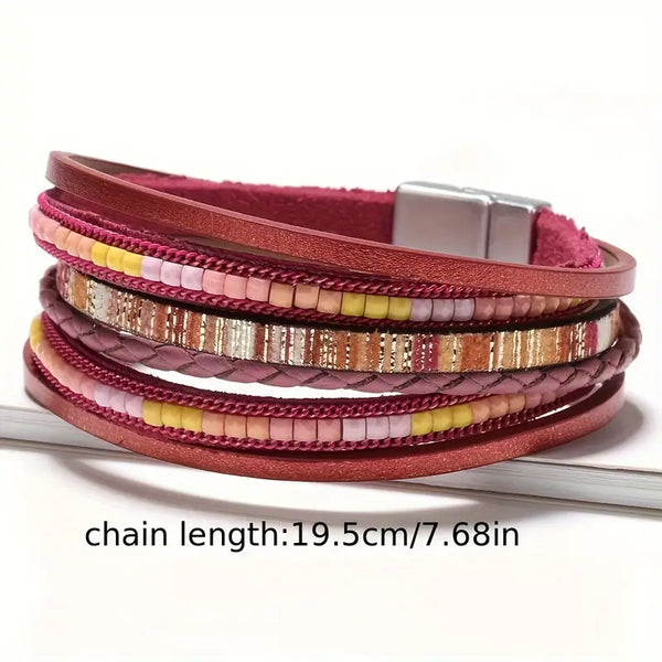 Mulit Strand Leather Bracelets