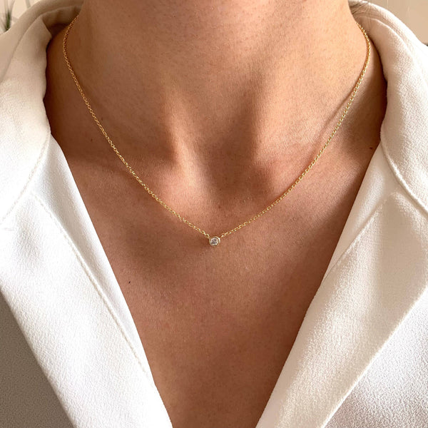 Victoire Collection - 18k gold plated necklace: Gold Plated