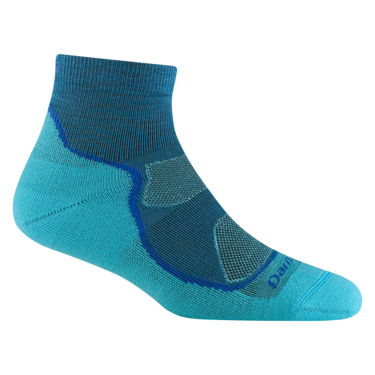 Women’s Light Hiker Quarter Lightweight Hiking Socks- Darn Tough