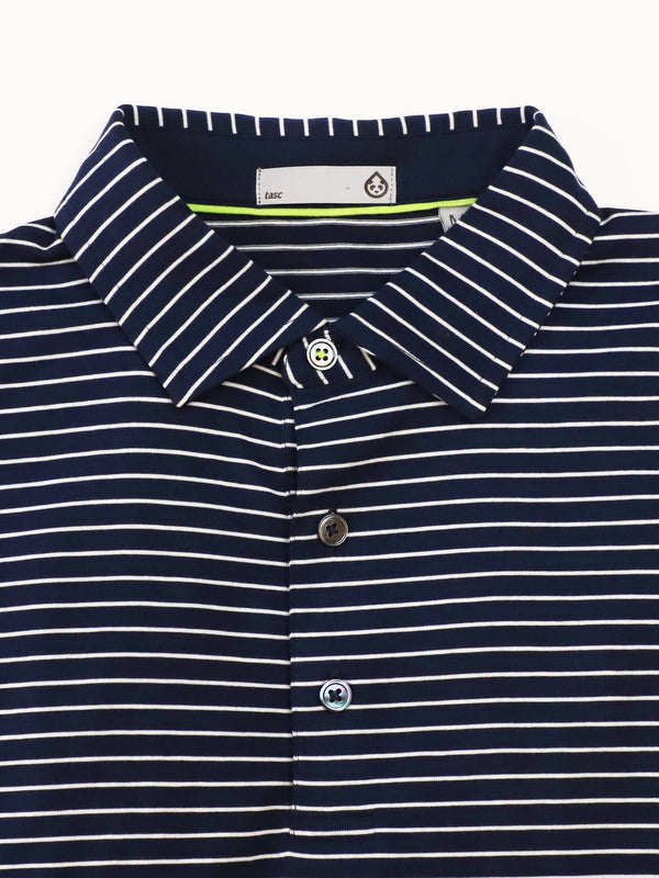 Tasc Performance Cloud Polo Brookline Stripe