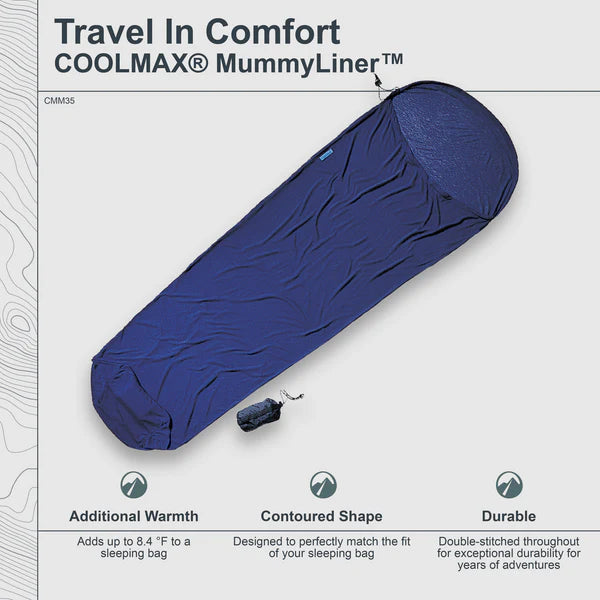 MummyLiner™ COOLMAX® Sleeping Bag Liner