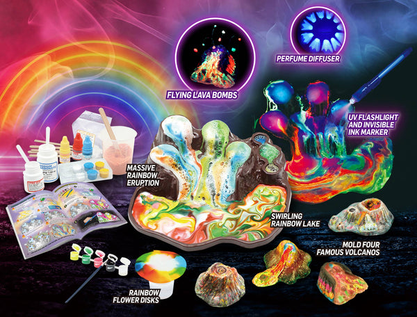 Wild Enviromental Science: Rainbow Volcano Lava Lab Kit