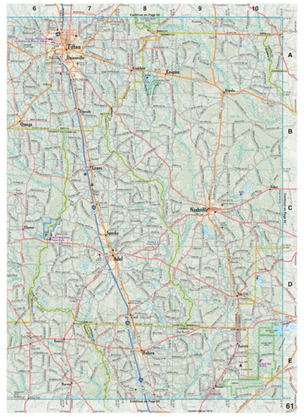 Delorme Atlas & Gazetteer Georgia Book - Explore Detailed Geography