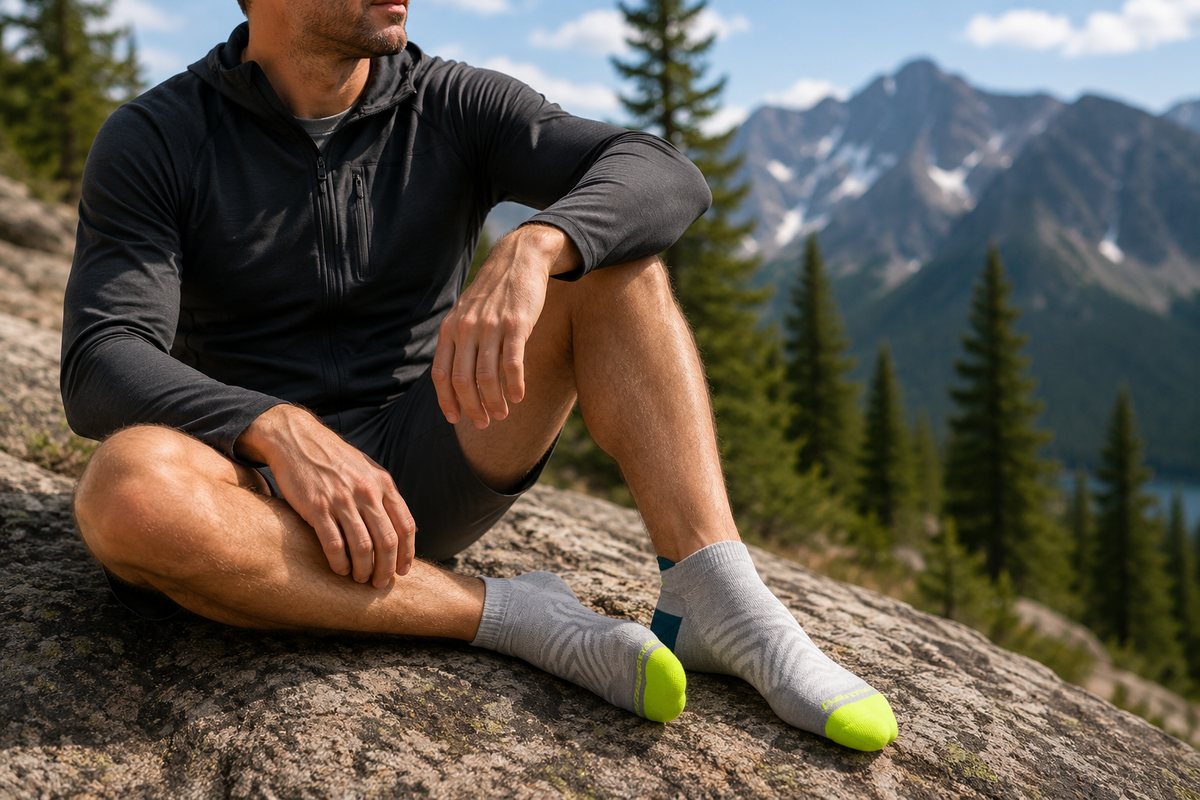 Darn Tough Men's Run No Show Tab Ultra-Lightweight Running Socks
