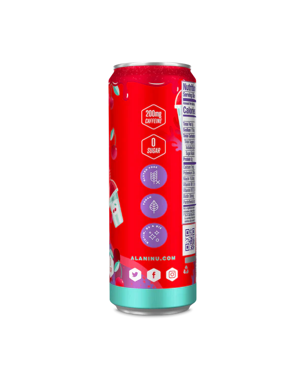 Alani Nu Energy Drink – Sugar-Free Energy (Lime Slush, Cherry Slush, and Blue Slush 12oz)
