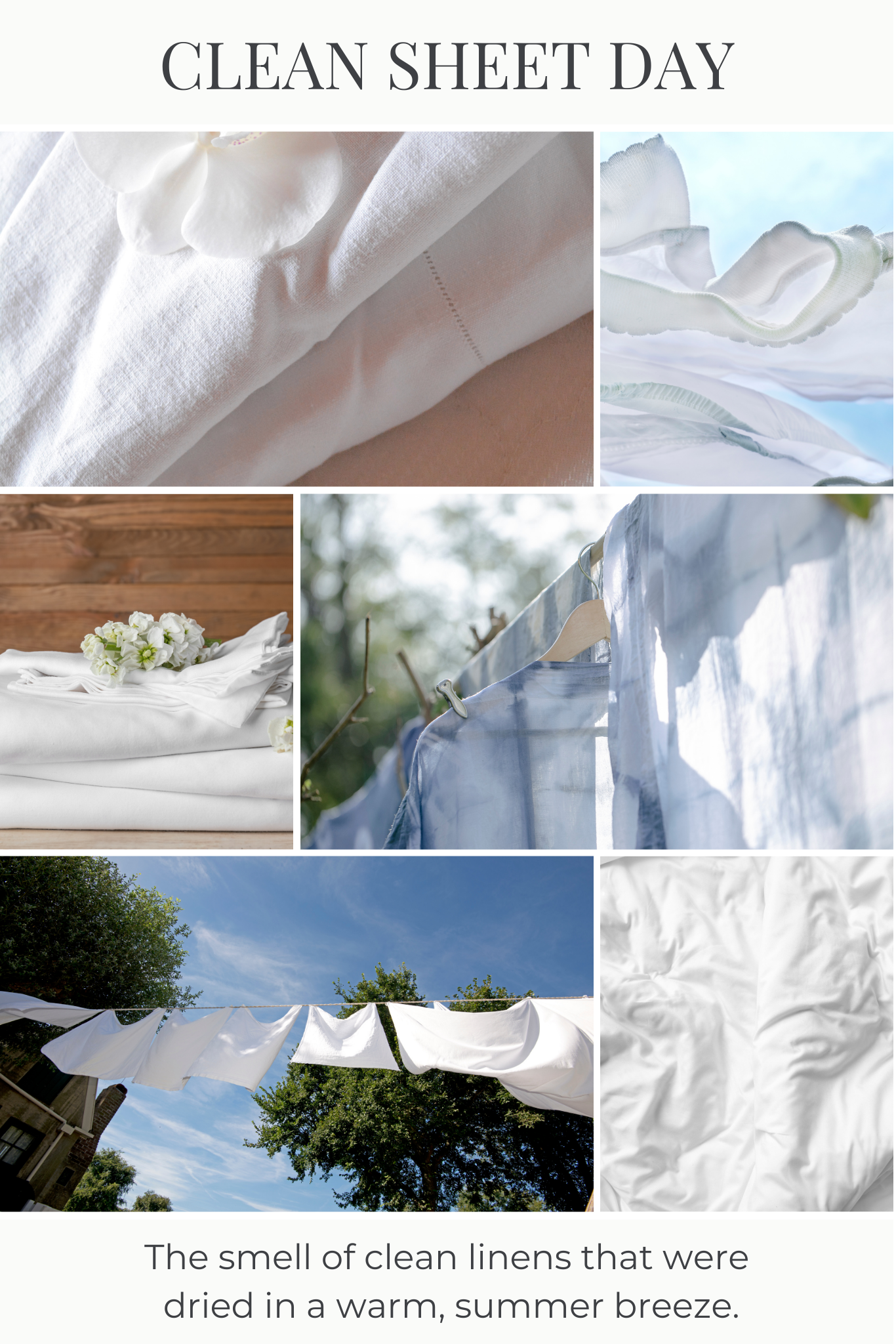 Eco Candle Company - 6oz eco candle CLEAN SHEET DAY