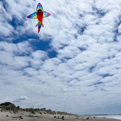 In the Breeze 5' 3D Tie Die Shark Kite