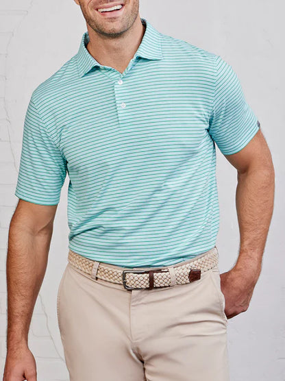 Tasc Cloud Polo Brookline Stripe