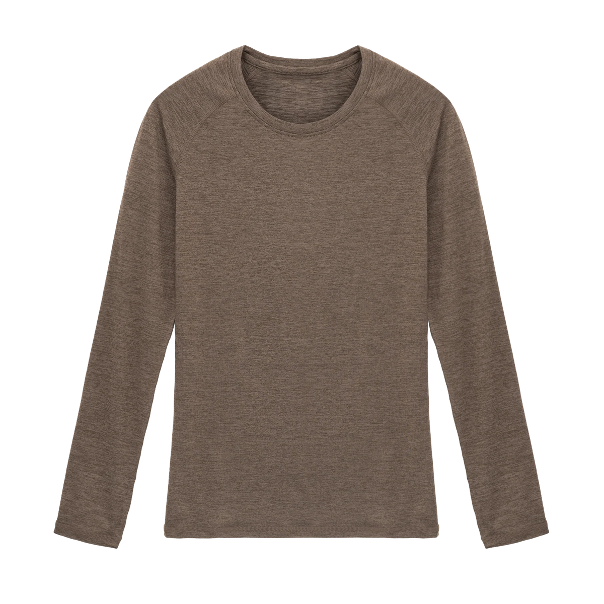Grace Dog River Performance Tech Long Sleeve in Driftwood, front view