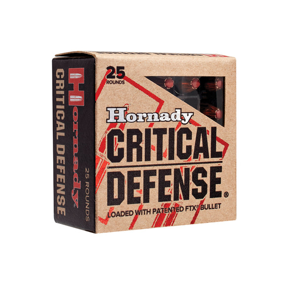 Hornady 380 Auto 90 gr FTX® Critical Defense®
