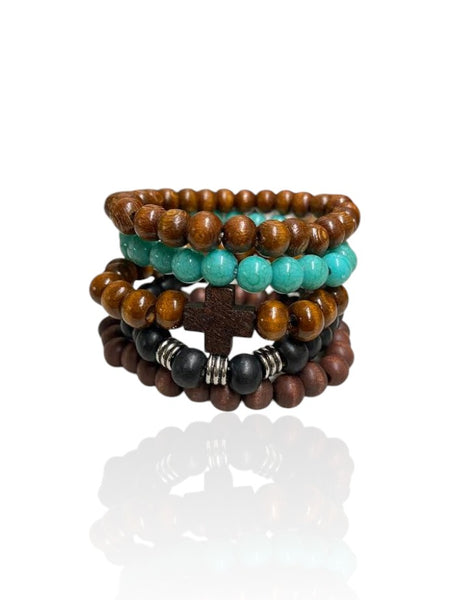 Assorted Wooden Bracelets