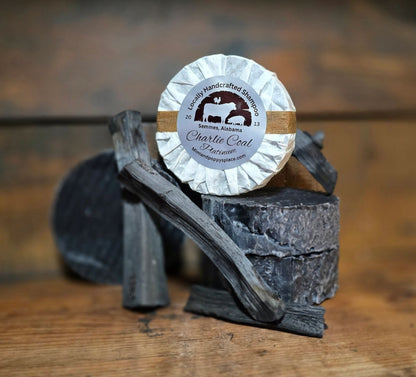 Mimi and Poppy's Place Charlie Coal Platinum shampoo bar, supplier photo 3