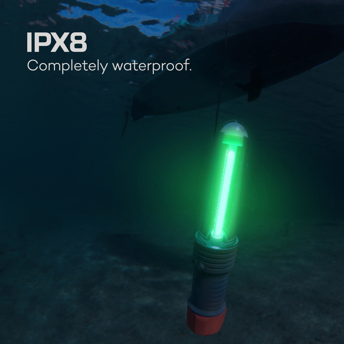 NEBO Submerser 300 Underwater Fishing Light – 300 Lumen Green Dock Light