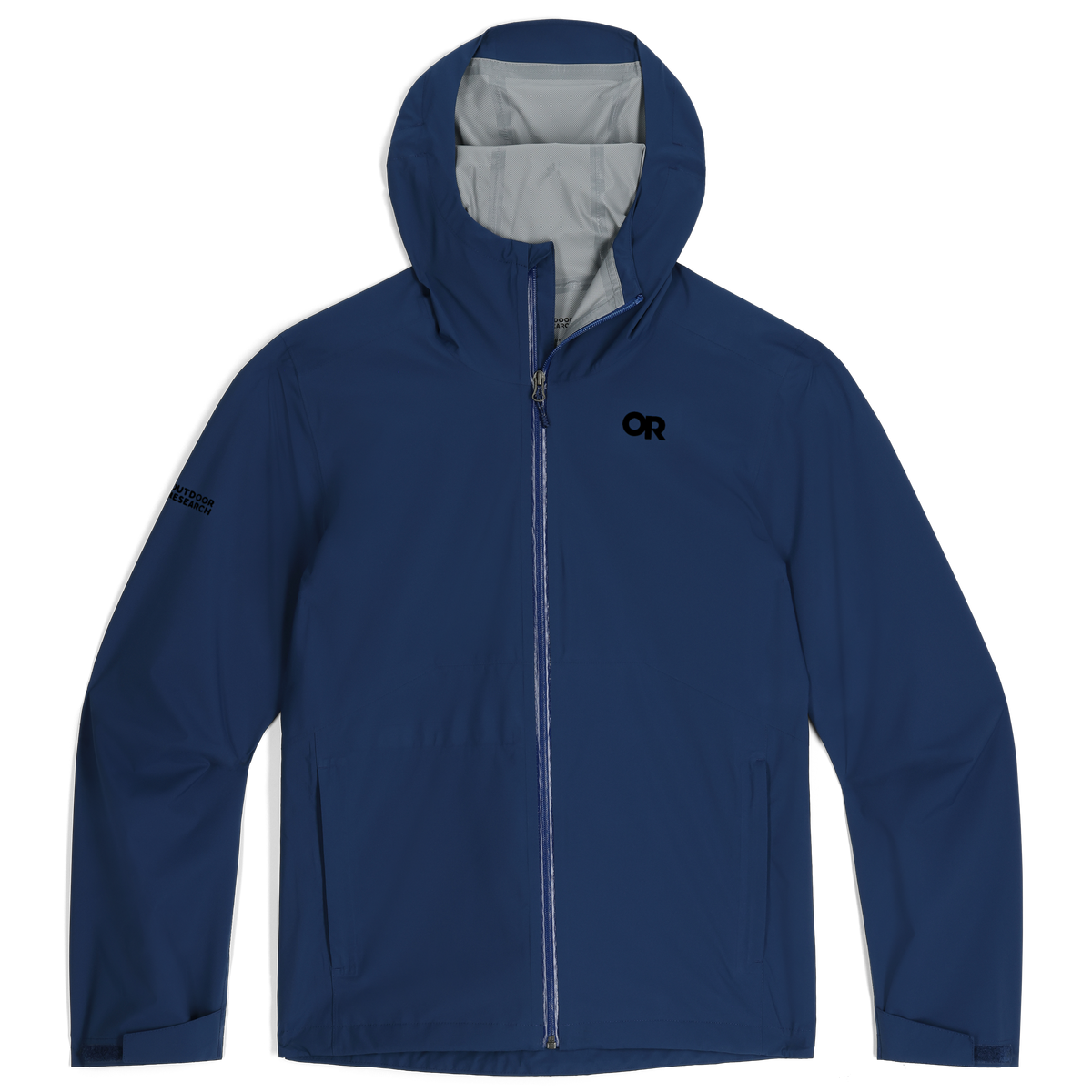 Outdoor Research men's Stratoburst Stretch Rain Jacket in Solid Cenote