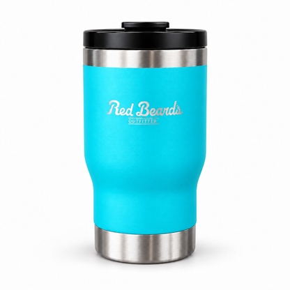 Teal Dockside 4-in-1 Drink Hugger with silver Red Beard's Outfitter engraving