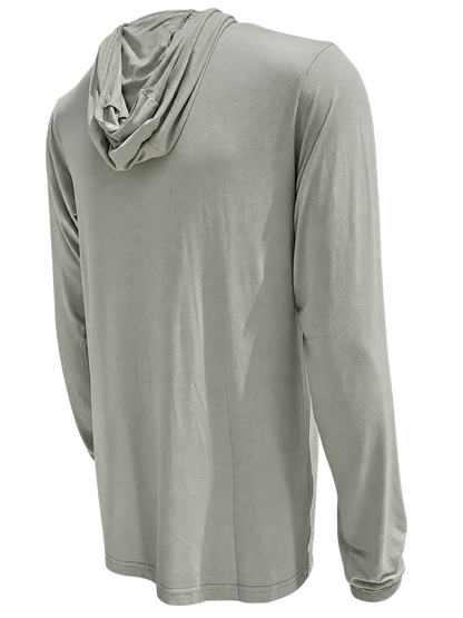 RBO Stealth Hoodie in Sage, product-only back view